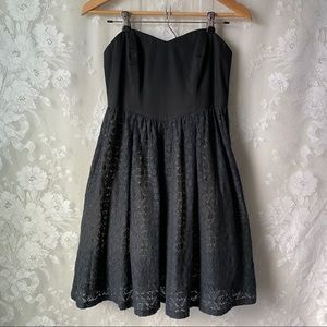 Anthropologie Moulinette Soeurs Black Lace Dress 4